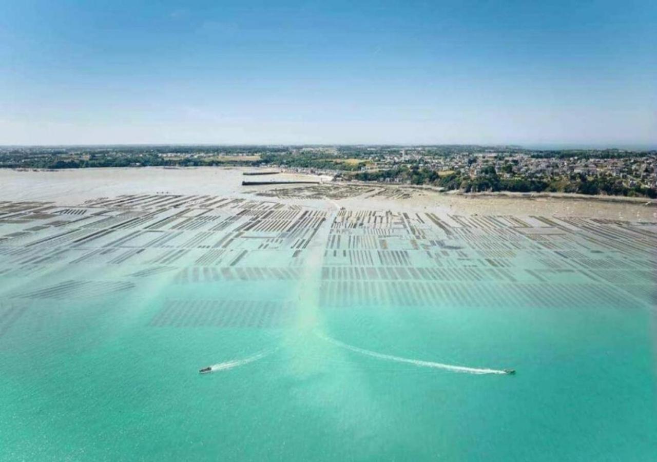La Merveille By Mrodbnb - Appart Neuf - Vue Mer - 25M Plage & Resto - Cine - Cheminee - Popcorn Cancale Extérieur photo